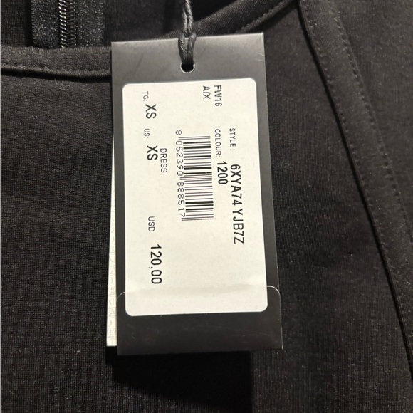 Armani Exchange Black Bodycon Dress - Picture 5 of 5